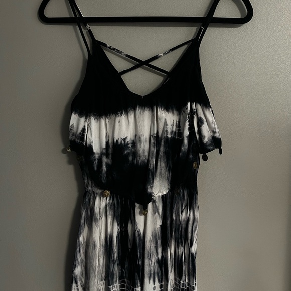 American Eagle Tie Dye Maxi Dress S - Picture 2 of 2